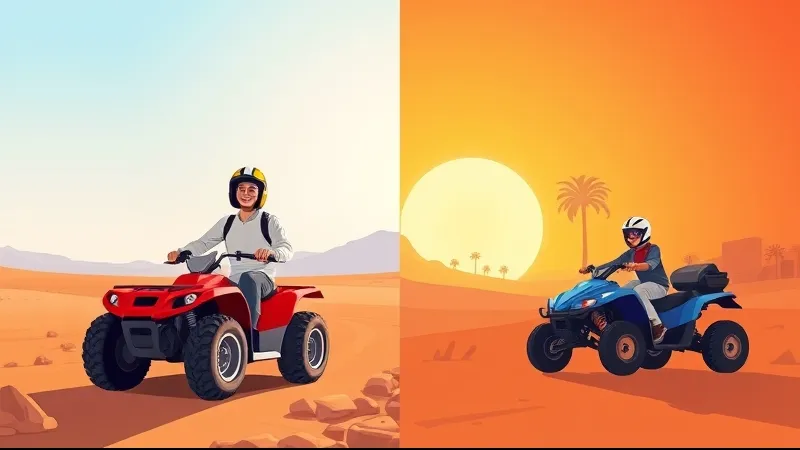 Quad à Marrakech en été : matin ou golden hour ?