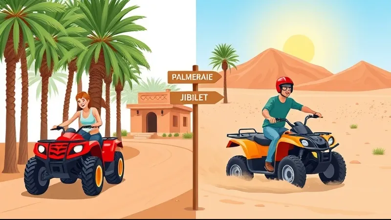 Quad Palmeraie oder Jbilet Marrakesch: Welche Strecke?
