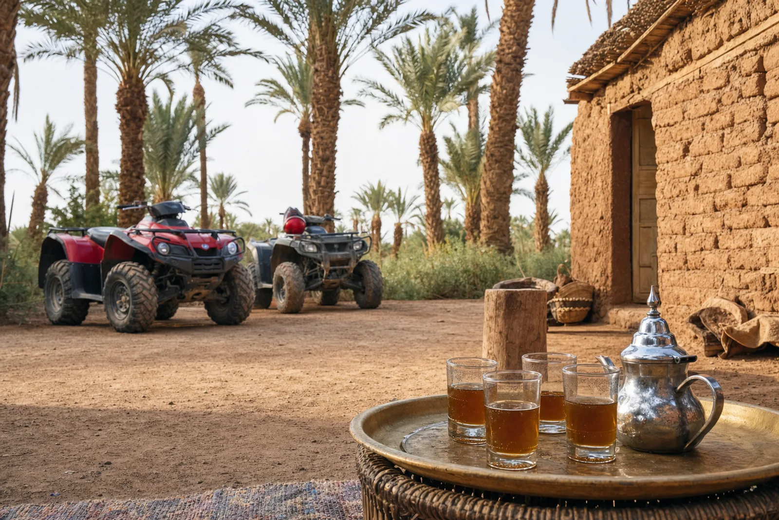 Palmeraie Quad Ride with Berber Tea Break Palmeraie Quad Ride with Berber Tea Break